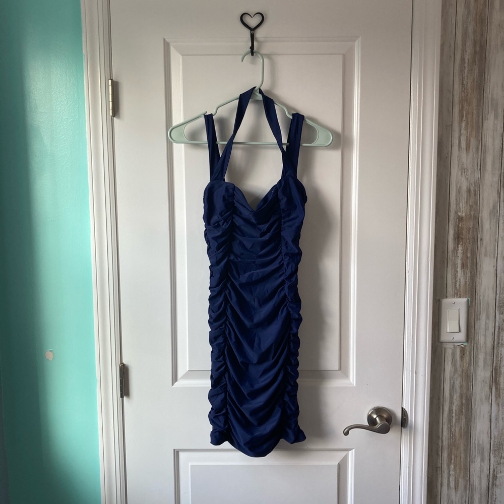 Blue Frilly Dress